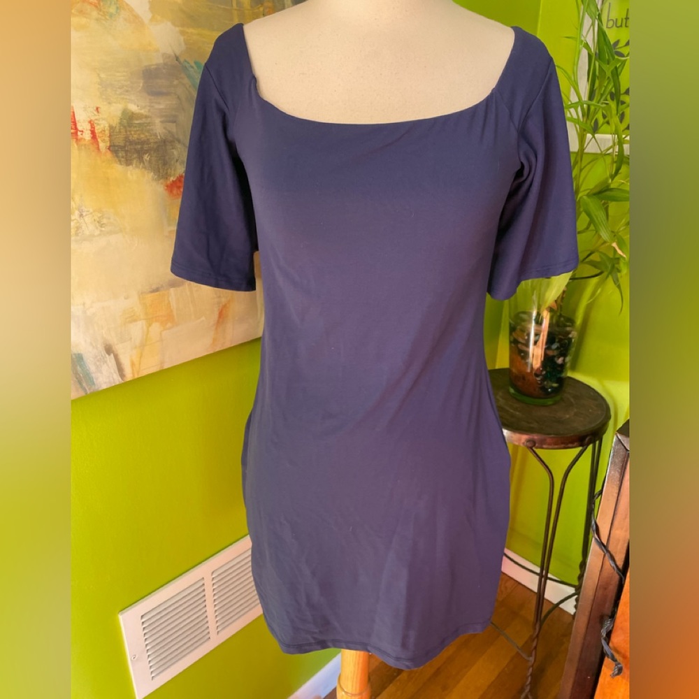Beautifying super soft navy dress